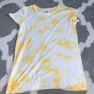 Yellow tie-die pink Victoria’s Secret t-shirt